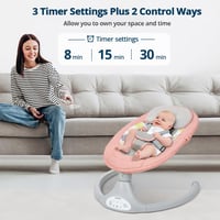 Bioby Babacsúszka 5 Sebességgel, Bluetooth Zenével és Távirányítóval, 0-12 Hónap 5