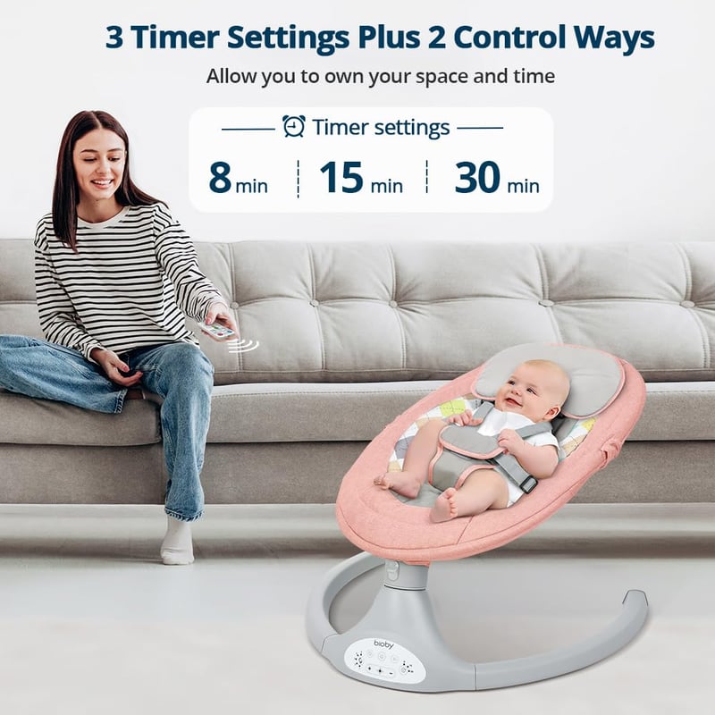 Bioby Babacsúszka 5 Sebességgel, Bluetooth Zenével és Távirányítóval, 0-12 Hónap