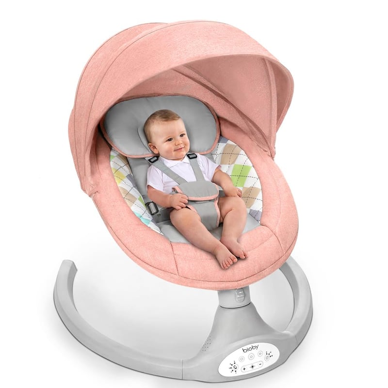 Bioby Babacsúszka 5 Sebességgel, Bluetooth Zenével és Távirányítóval, 0-12 Hónap
