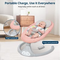 Bioby Babacsúszka 5 Sebességgel, Bluetooth Zenével és Távirányítóval, 0-12 Hónap 6