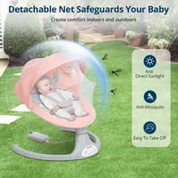 Bioby Babacsúszka 5 Sebességgel, Bluetooth Zenével és Távirányítóval, 0-12 Hónap 8