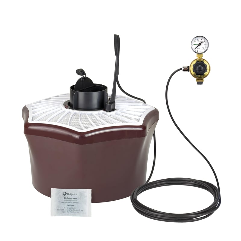 Capcană pentru țânțari Biogents BG-Mosquitaire CO2 pentru uz exterior – cu momeală BG-Sweetscent și kit CO2 BG-Booster, dispozitiv electric de combatere a insectelor, non-toxic