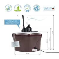 Capcană pentru țânțari Biogents BG-Mosquitaire CO2 pentru uz exterior – cu momeală BG-Sweetscent și kit CO2 BG-Booster, dispozitiv electric de combatere a insectelor, non-toxic 2