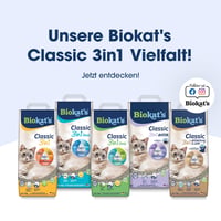 Biokat's Classic 3in1 Bez vône hrudkujúca podstielka pre mačky s 3 rôznymi veľkosťami zŕn - 10 l 10