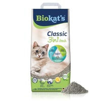 Hrudkujúca podstielka pre mačky Biokat's Classic Fresh 3in1 s jarnou vôňou, 3 rôzne veľkosti zŕn, 10 l 1