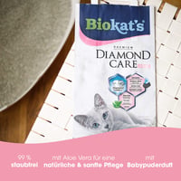 Biokat's Diamond Care Fresh mirišljavi pijesak za mačke s aktivnim ugljenom i Aloe Verom - 10 L 6