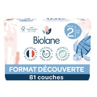 Biolane Baby Pelenka 2-es méret (3-6 kg) - 81 db félcsomag - Újszülött és kisded pelenkák 1