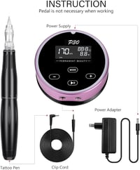 BIOMASER Tartós smink gép kompakt patronadagolóval 20 db patron tűvel szemceruza ajak szemöldök kezdőknek 3