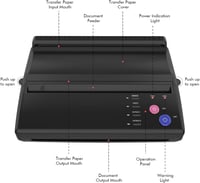 Biomaser Tetoválás Átviteli Termikus Nyomtató Sablon Másoló Gép - black 4