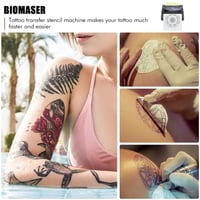 BIOMASER Tetoválás Nyomtató Átviteli Gép Termikus Sablon Készítő 20 Papírral 9