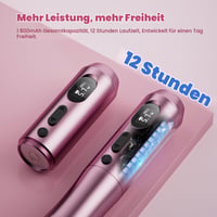 Súprava bezdrôtového prístroja na permanentný make-up Biomaser s 2 batériami 900 mAh a 10 ihlovými kartridžmi na obočie, pery, očné linky a mikroshading 3