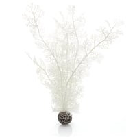 biOrb ukras za akvarij rožasta koralj L veličine, bijeli - 8x8x40 cm, umjetni morski lepezasti koralj, za slatku i slanu vodu 1