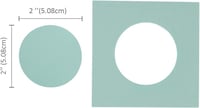 BiraBira 2" Mágneses Lyukasztó Kerek Papírművészethez és Scrapbookinghoz - Circle 4