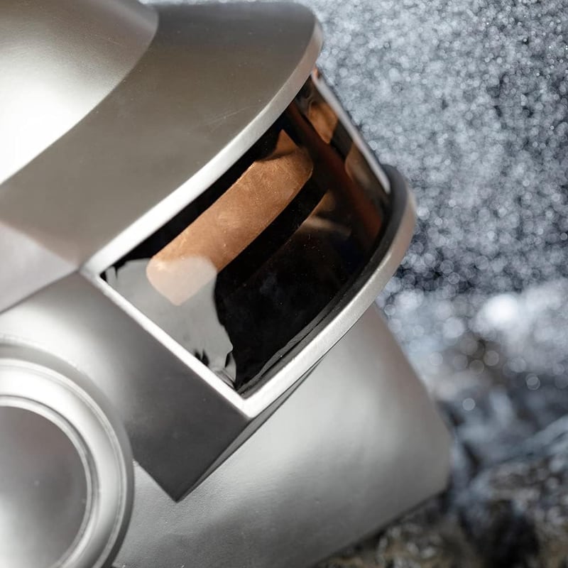 BIRDEU Thomas Daft Punk stílusú teljes fej maszk Halloweenre felnőtteknek műgyanta sisak cosplay ezüst fekete jelmeztartozék