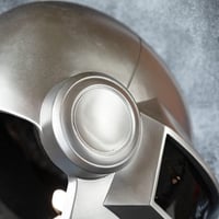 BIRDEU Thomas Daft Punk stílusú teljes fej maszk Halloweenre felnőtteknek műgyanta sisak cosplay ezüst fekete jelmeztartozék 6