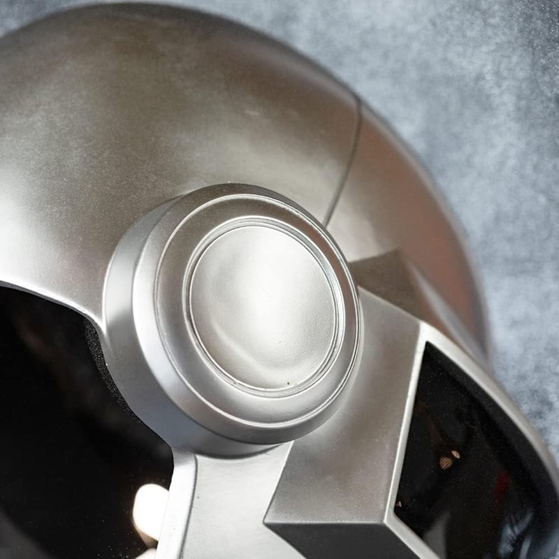 BIRDEU Thomas Daft Punk stílusú teljes fej maszk Halloweenre felnőtteknek műgyanta sisak cosplay ezüst fekete jelmeztartozék