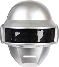 BIRDEU Thomas Daft Punk stílusú teljes fej maszk Halloweenre felnőtteknek műgyanta sisak cosplay ezüst fekete jelmeztartozék 1