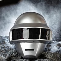 BIRDEU Thomas Daft Punk stílusú teljes fej maszk Halloweenre felnőtteknek műgyanta sisak cosplay ezüst fekete jelmeztartozék 4