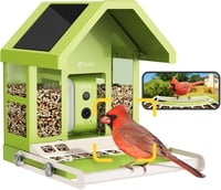Birdfy Madáretetõ Kamerával, 1080P Éjszakai Látás, Napelemes, Valós Idejû Értesítés 1