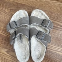 Birkenstock Arizona Shearling női papucs 39-es méret Stone Coin/Natural 3