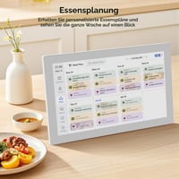 Bisofice 10,1-palcový digitálny nástenný kalendár s dotykovou obrazovkou, WiFi, aplikáciou, rodinným plánovačom, hodinami pre seniorov s demenciou, digitálny fotorámik 6