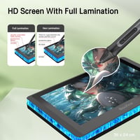 Bisofice 11.6" grafikus tablet kijelzővel, dőlésfelismeréssel és gyors gombokkal 5