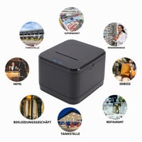 Bisofice 58 mm-ová Bluetooth termotlačiareň pokladničných blokov s pripojením BT+USB+LAN, kompatibilná s Androidom a Windowsom, vhodná pre gastronómiu a maloobchod 6