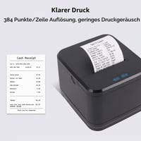 Bisofice 58 mm-ová Bluetooth termotlačiareň pokladničných blokov s pripojením BT+USB+LAN, kompatibilná s Androidom a Windowsom, vhodná pre gastronómiu a maloobchod 3