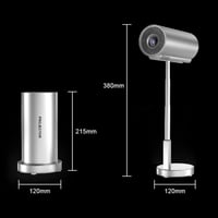 Bisofice 720P Mini Projektor WiFi6 Bluetooth 4K Támogatás Állvánnyal Otthoni Mozi 9