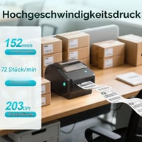 Bisofice Bluetooth Termál Címkenyomtató DHL Szállítási Cimkékhez, 4x6 Méret, USB és Bluetooth Kapcsolat, Etsy, Amazon, Shopify Kompatibilis 2