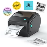 Bisofice Bluetooth Termál Címkenyomtató DHL Szállítási Cimkékhez, 4x6 Méret, USB és Bluetooth Kapcsolat, Etsy, Amazon, Shopify Kompatibilis 5