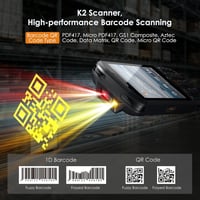 Bisofice K40 Kézi Vonalkód Olvasó PDA Terminál Android 13, 1D 2D QR Szkenner 4G WiFi Bluetooth GPS Kiskereskedelmi Raktári Használatra 5