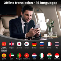 Bisofice S85 Pro Fordító 138 Nyelv WiFi Offline Fotó Utazás Tanulás Üzlet 4