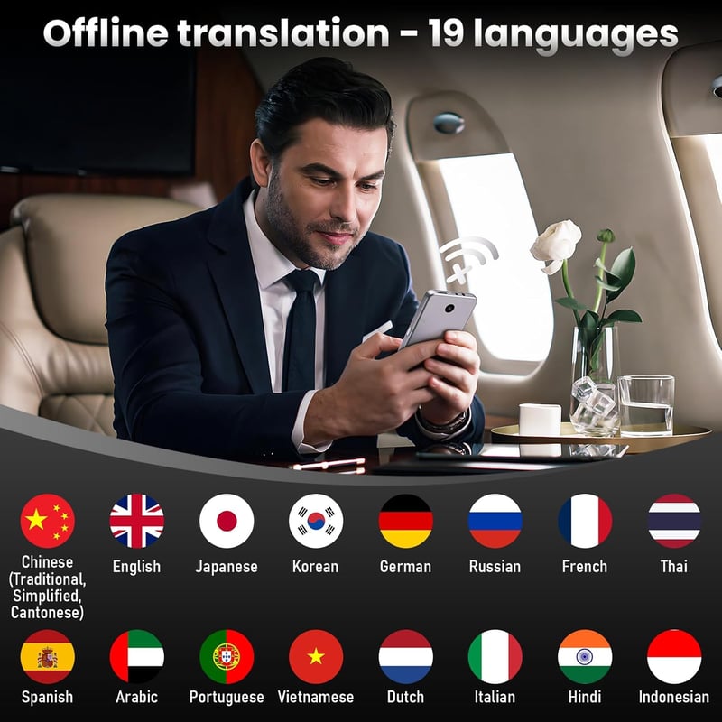 Bisofice S85 Pro Fordító 138 Nyelv WiFi Offline Fotó Utazás Tanulás Üzlet