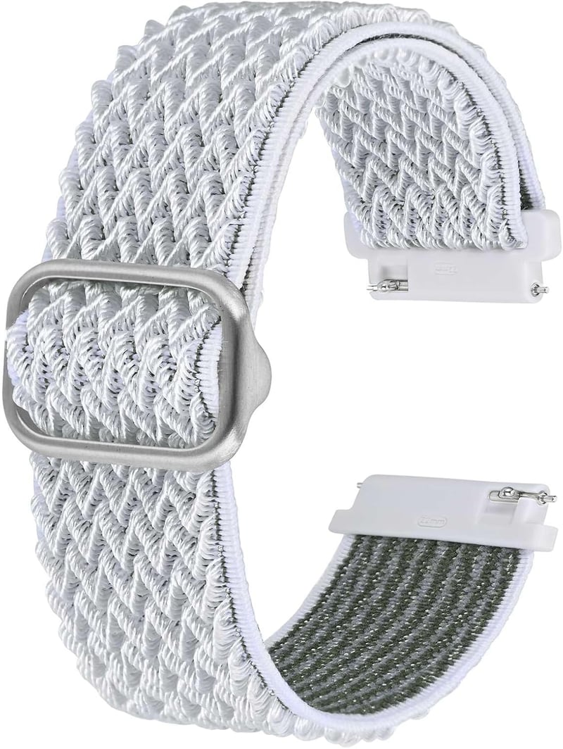 BISONSTRAP Rugalmas Nylon Óraszíj Gyors Kioldással, Állítható Csattal 16-22mm