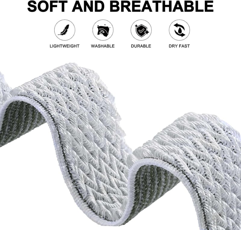 BISONSTRAP Rugalmas Nylon Óraszíj Gyors Kioldással, Állítható Csattal 16-22mm