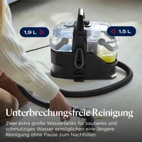 Aparat de curățat covoare și cu aburi BISSELL SpotClean HydroSteam 3689N, 1000W - Dispozitiv pentru curățarea canapelelor și tapițeriei 10