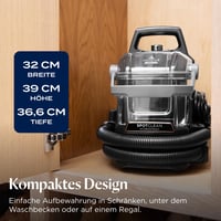 Aparat de curățat covoare și cu aburi BISSELL SpotClean HydroSteam 3689N, 1000W - Dispozitiv pentru curățarea canapelelor și tapițeriei 6