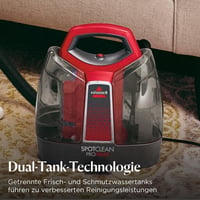 Čistič škvŕn Bissell SpotClean ProHeat 36988 na koberce, čalúnenie a autá, 330 W, technológia HeatWave, viditeľne používaný 3