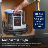 Bissell SpotClean ProHeat Advanced 3924N Tepovač na škvrny 1125W Kompaktný čistič čalúnenia na rôzne povrchy káblový 5