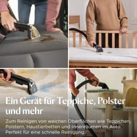 Bissell SpotClean ProHeat Advanced 3924N Tepovač na škvrny 1125W Kompaktný čistič čalúnenia na rôzne povrchy káblový 4
