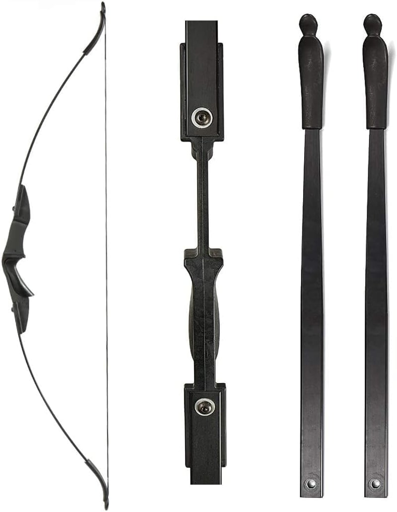 biubiusot Recurve Íj és Nyílkészlet 30/40 lbs Vadászati Takedown Íj Felnőtt Lövészet