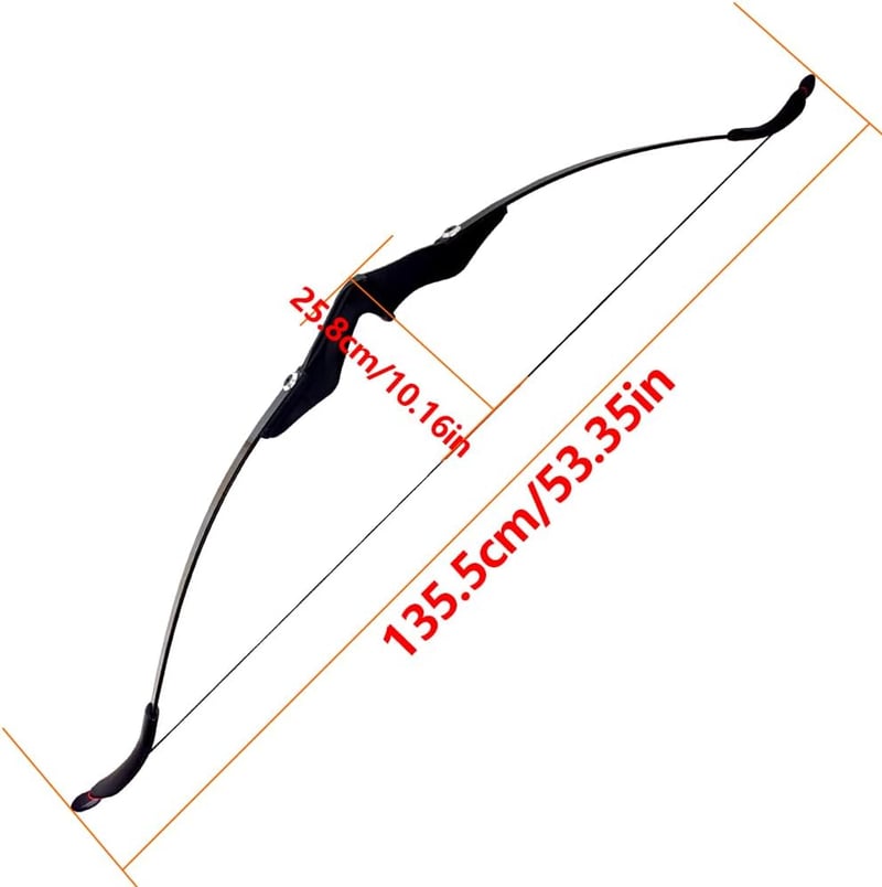 biubiusot Recurve Íj és Nyílkészlet 30/40 lbs Vadászati Takedown Íj Felnőtt Lövészet