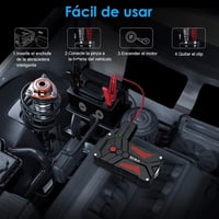 BIUBLE 2000A indítási segéd powerbank 12V autó motorkerékpár akkumulátor 7
