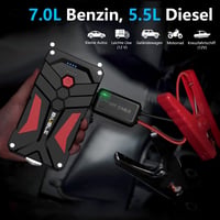 BIUBLE 5000A Autó Bikázó Indítósegéd 12V Powerbank LED Lámpával Benzin Dízel Járművekhez Motor SUV ATV Fűnyíró 5