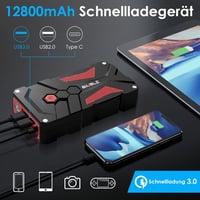 BIUBLE 5000A Autó Bikázó Indítósegéd 12V Powerbank LED Lámpával Benzin Dízel Járművekhez Motor SUV ATV Fűnyíró 3