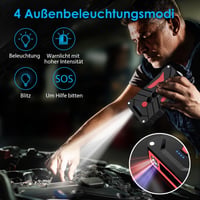 BIUBLE 5000A Autó Bikázó Indítósegéd 12V Powerbank LED Lámpával Benzin Dízel Járművekhez Motor SUV ATV Fűnyíró 2