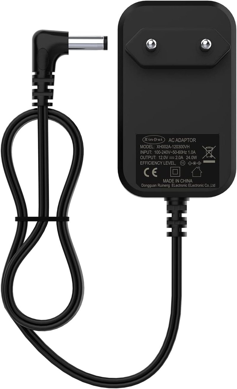 BIUBOTY 12V 2A AC/DC adapter LED szalaghoz, monitorhoz, DVD-hez - 24W tápegység