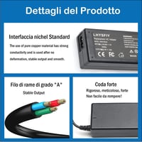 BIUBOTY 19V 3.42A 65W Laptop Töltő Asus, Medion Akoya, Toshiba Notebookokhoz - 5.5x2.5mm Csatlakozó, Univerzális Adapter, Túlfeszültség Véde 3