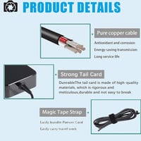 BIUBOTY 45W Laptop Töltő Asus Zenbook és Vivobook Sorozathoz - 19V 2.37A Adapter 4.0x1.35mm Csatlakozóval - Kompatibilis UX330 UX305 X540 Mo 6